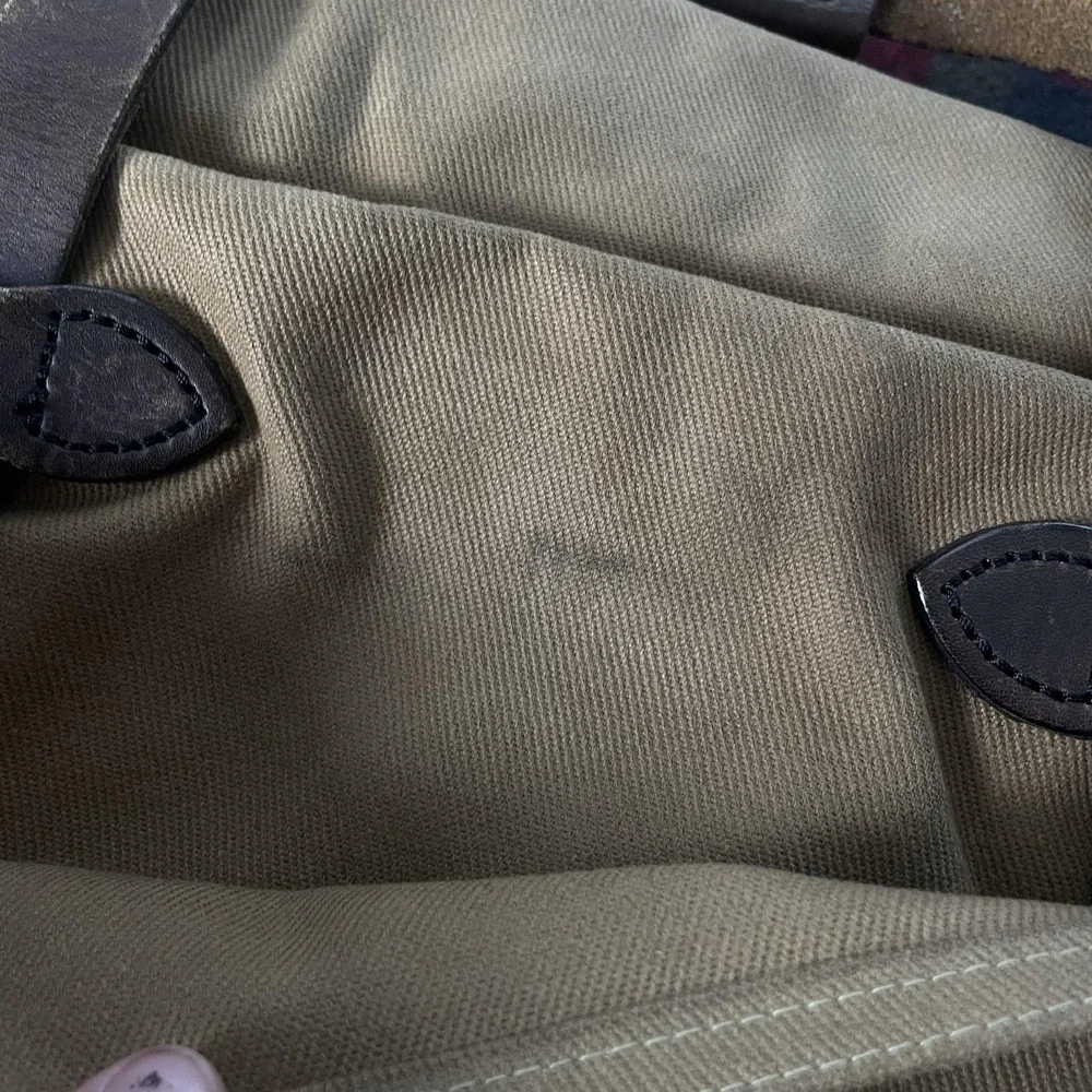 Filson 257 Rugged Twill Large Briefcase w/ Lock | Talon Era | Made In USA | Rare